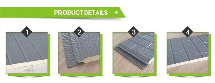 insulated metal sandwich wall panels for house